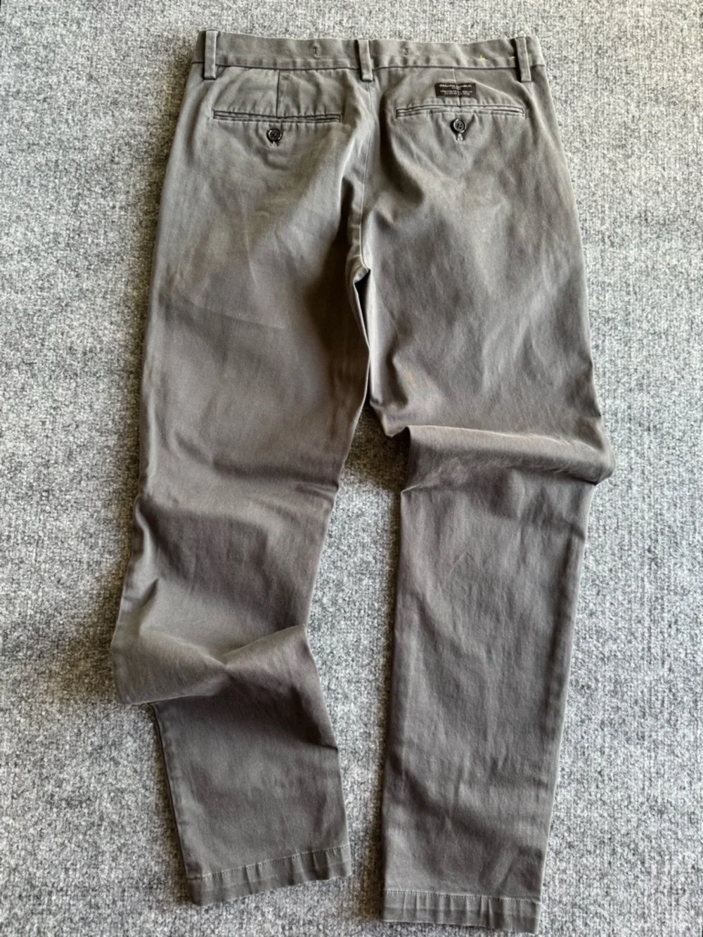 Banana Republic Men's Stone Wash Gray Casual Chino Pants 30x32